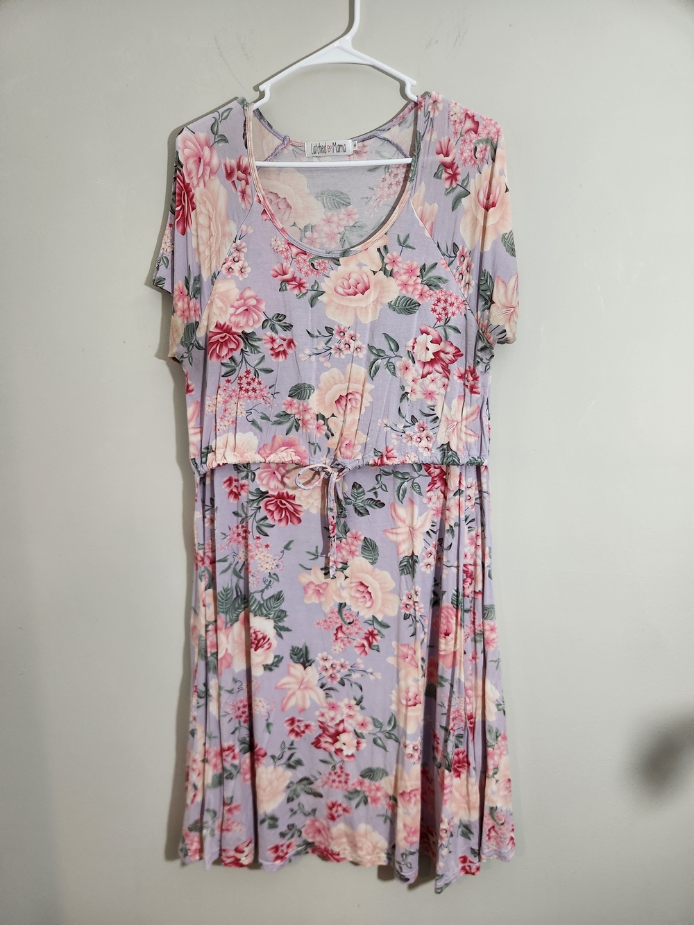 Latched Mama Breastfeeding Floral Nursing Dress Party Wedding Summer Pumping